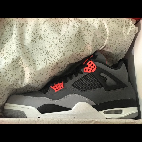 Air Jordan Retro 4 Infrared Size 11 - Picture 2 of 12